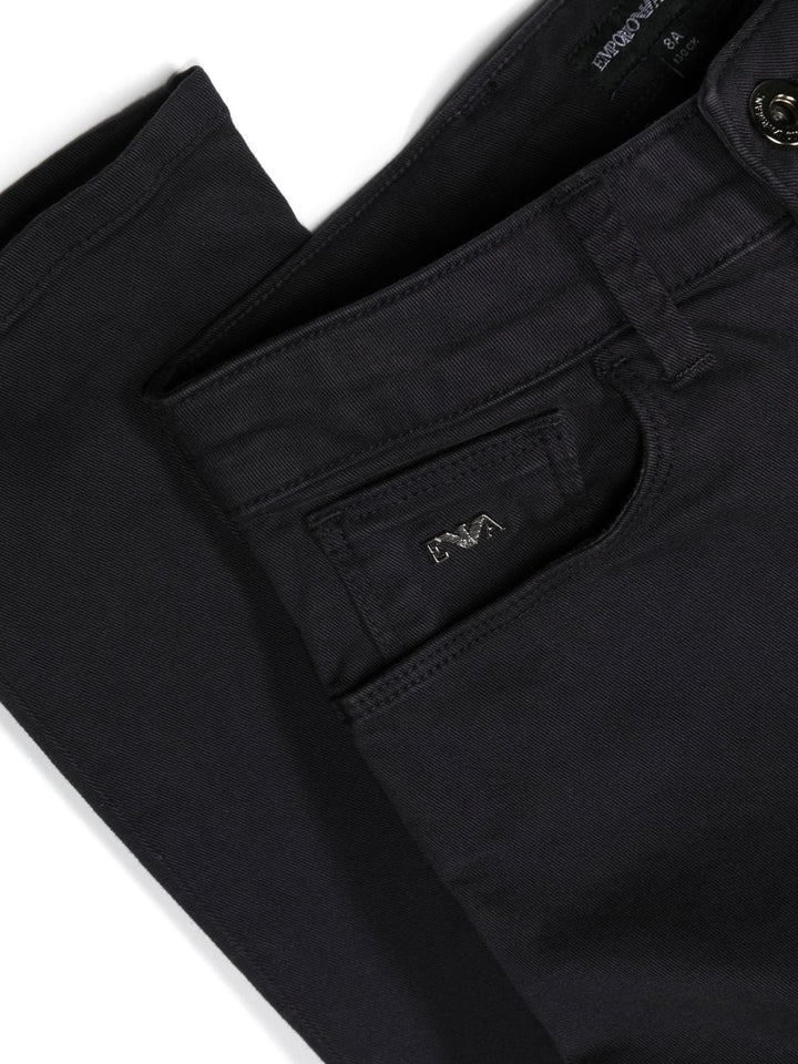 Jeans per bambina in cotone blu 8N4J064N7AZ 0920 Emporio Armani Kids 