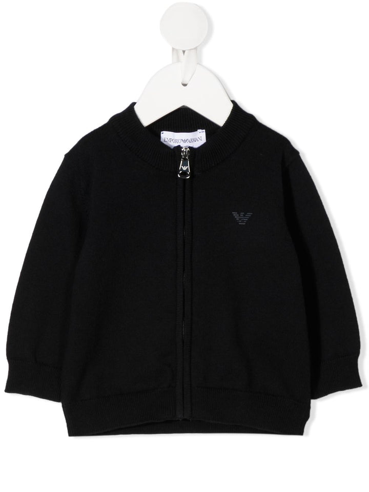 Cardigan blu per neonato 8NHM914M16Z 0920 Emporio Armani Kids 