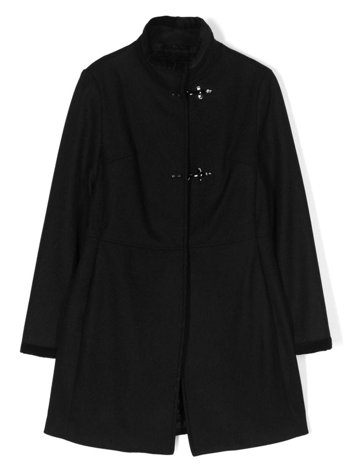 Black coat for children