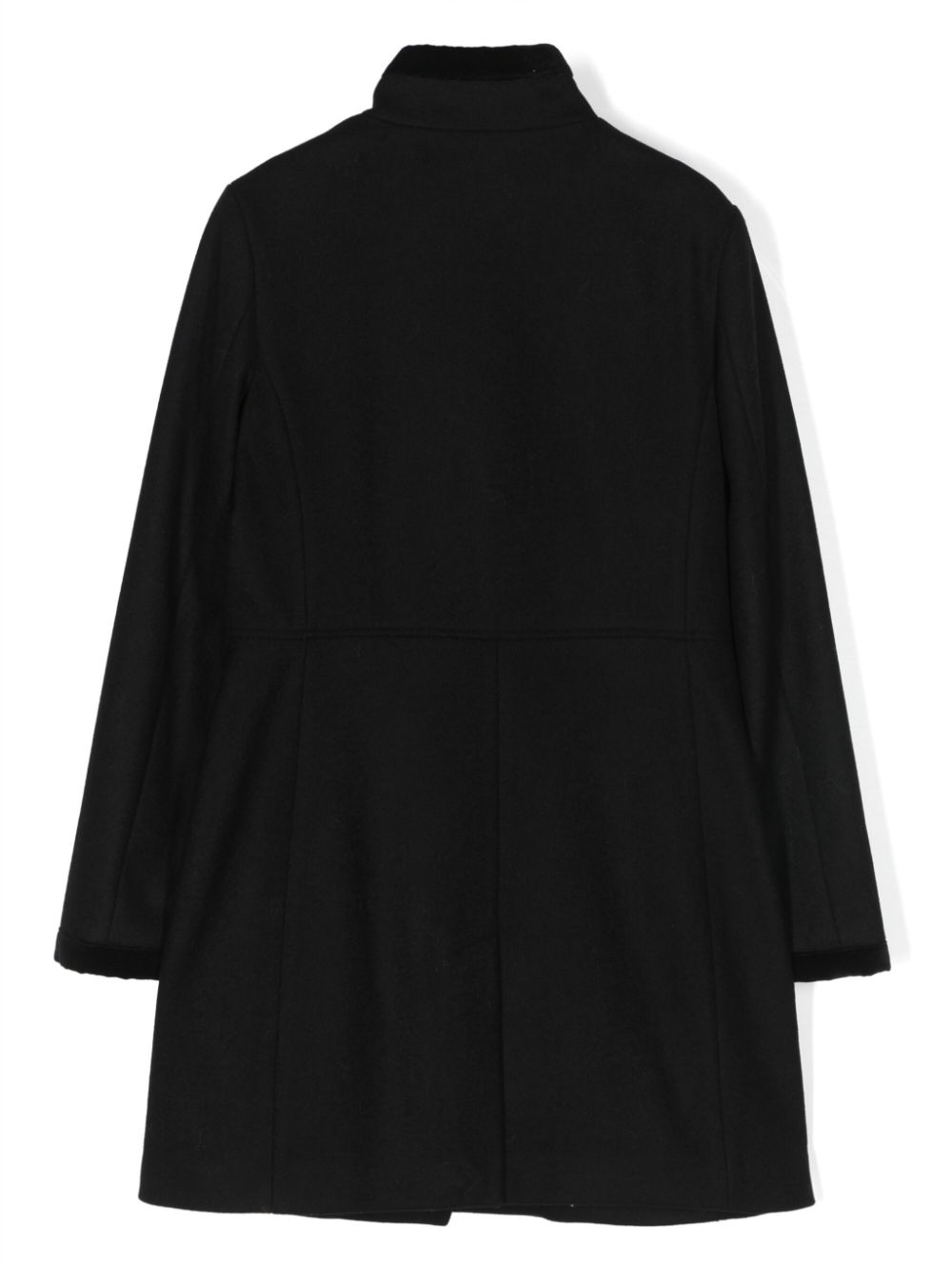 Black coat for children