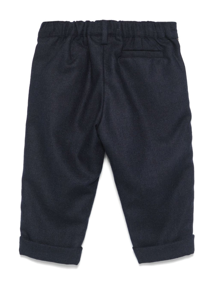 Pantalone blu navy per neonato BMF234AS5A F1I11 Fendi Kids 