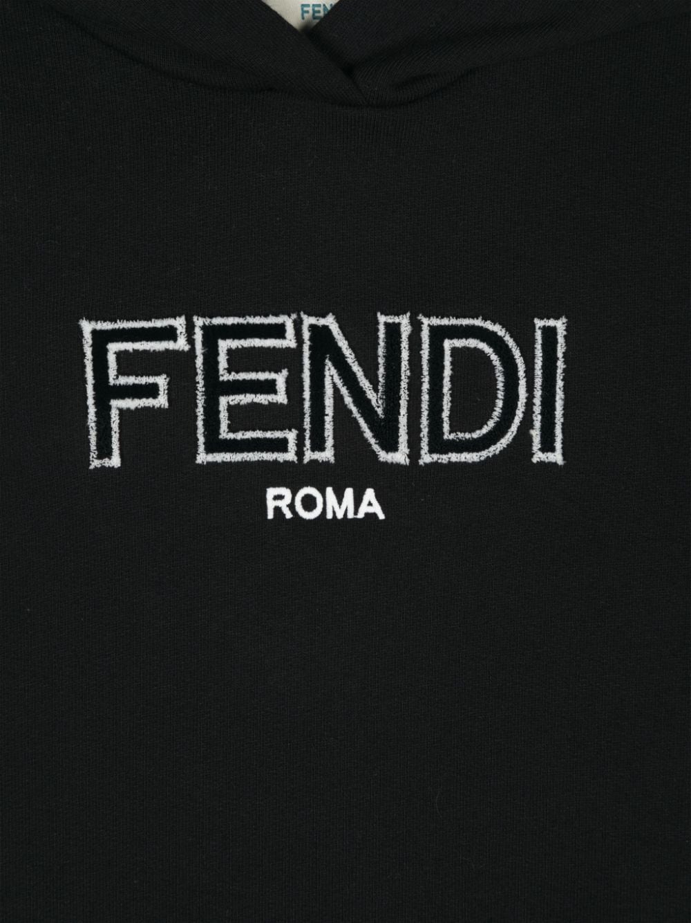 Abito nero per bambina con logo JFB6925V0 F0GME Fendi Kids 