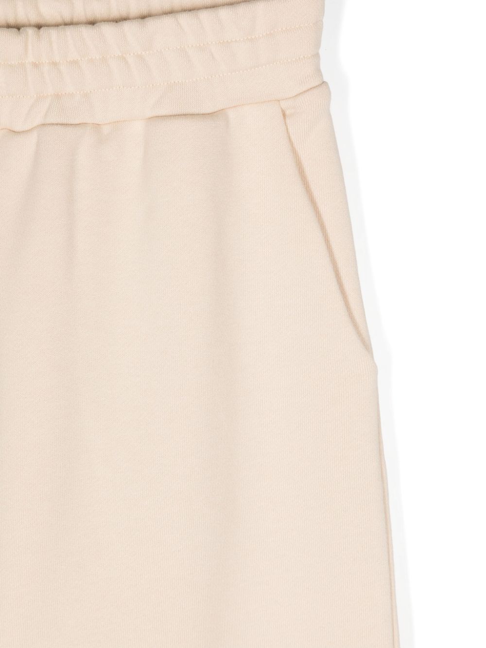 Pantalone in felpa per bambina in cotone beige JUF1075V0 F1P2N Fendi Kids 