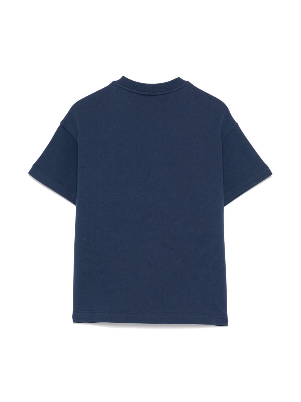 T-shirt blu oceano per bambino con logo JUI1675V0 F1I11 Fendi Kids 