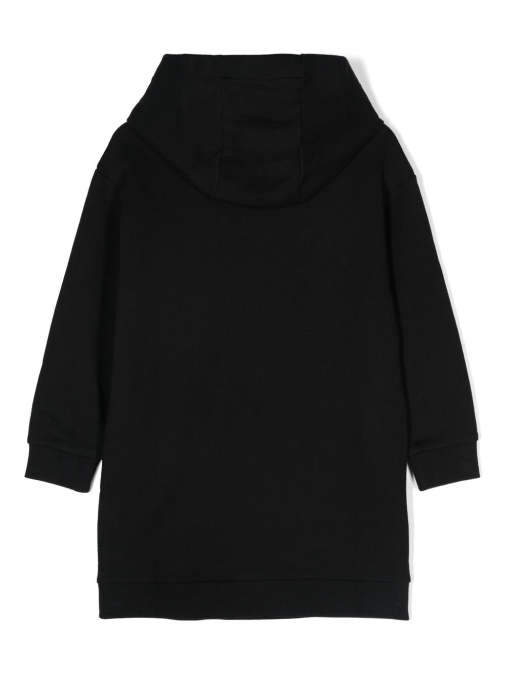 Black dress for girls with logo