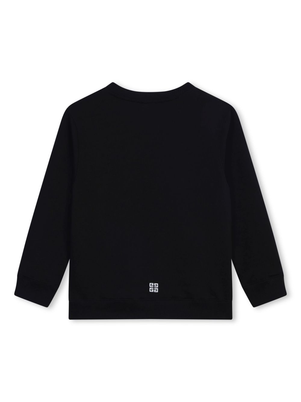 Black sweatshirt for boys with logo