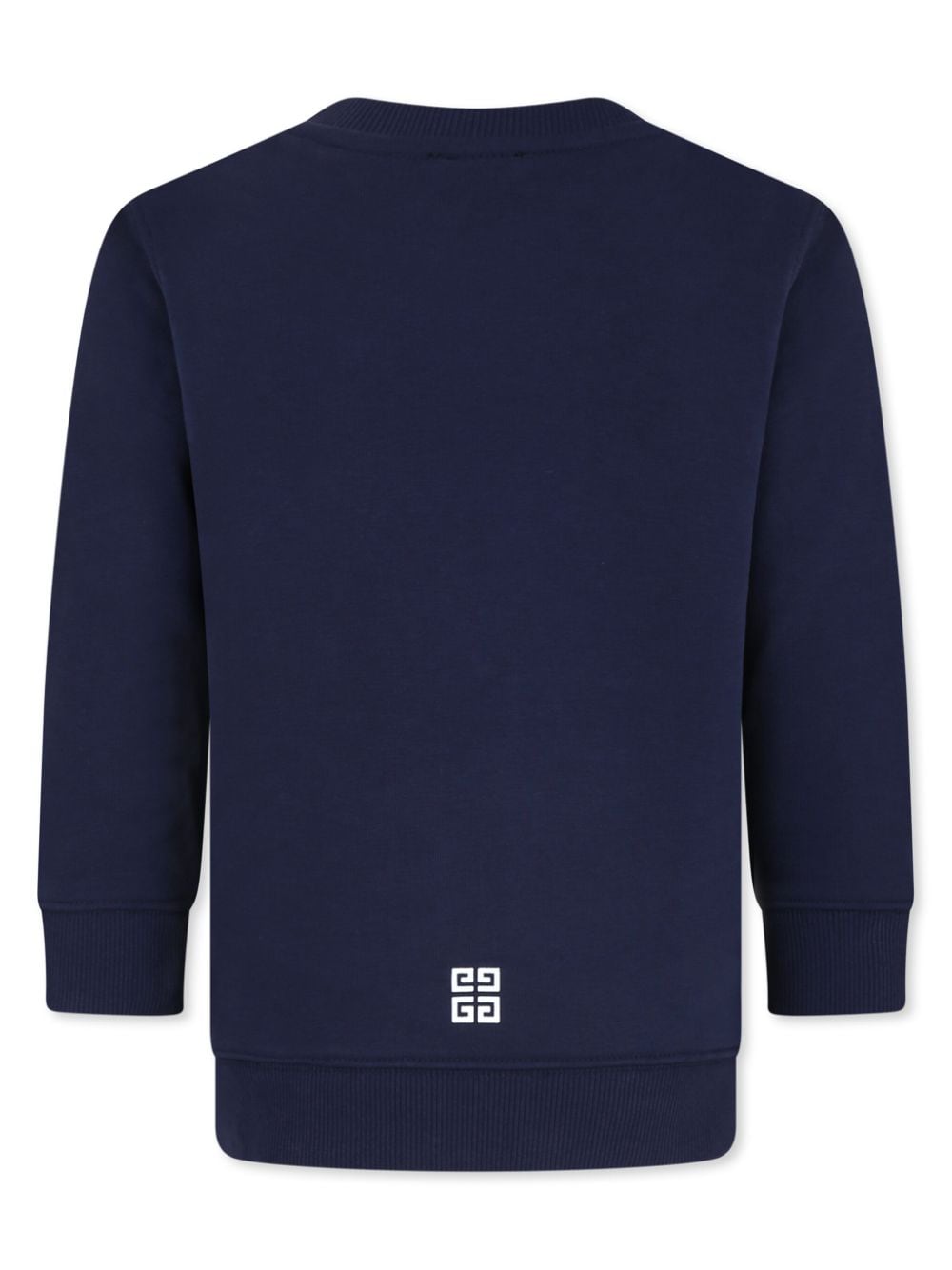 Navy blue sweatshirt for boys with logo