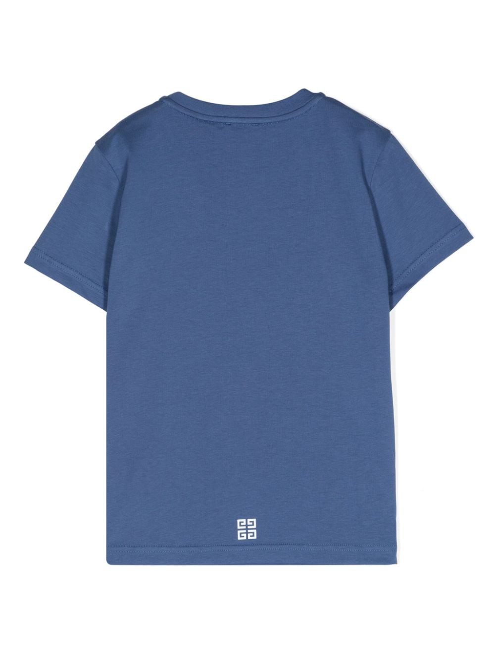 Cerulean Blue T-Shirt for Kids with Logo