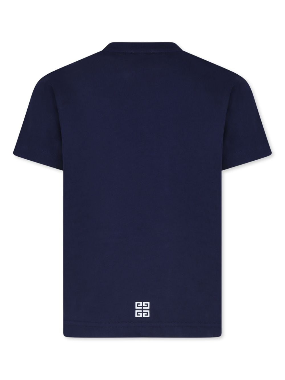 Navy blue t-shirt for boys with logo