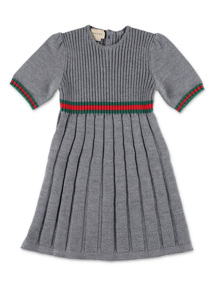 Abito grigio per bambina 787050XKD51 1127 Gucci Kids 