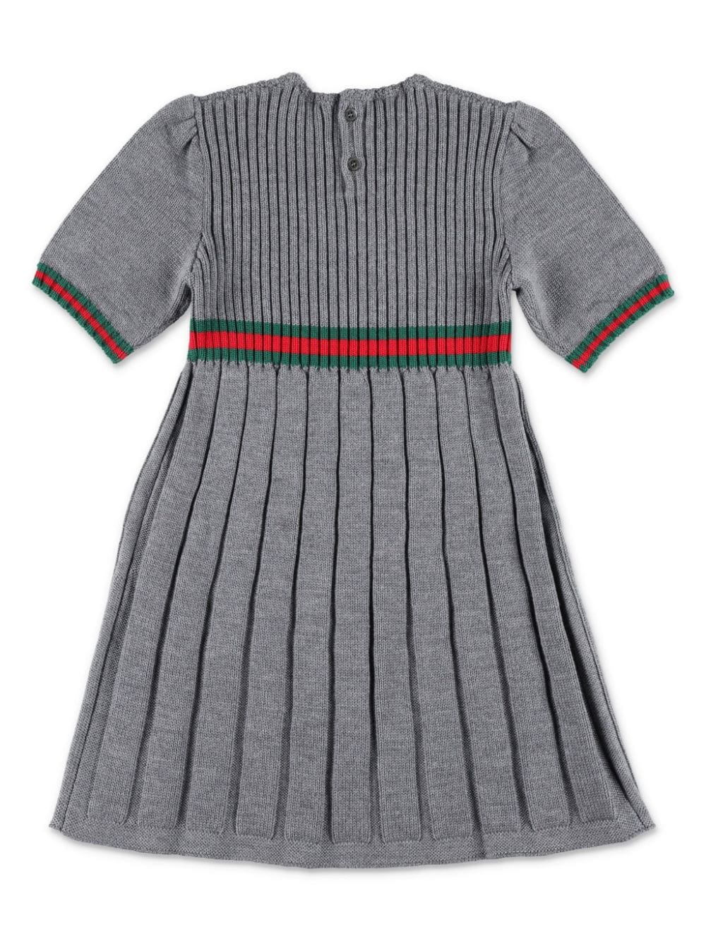 Abito grigio per bambina 787050XKD51 1127 Gucci Kids 