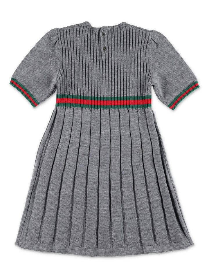 Abito grigio per bambina 787050XKD51 1127 Gucci Kids 