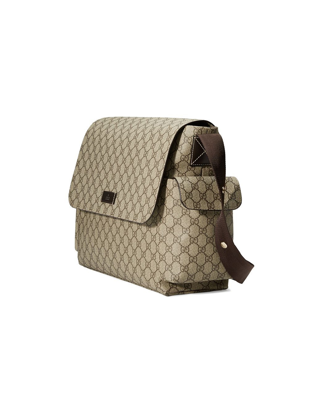 Beige mother bag with logo