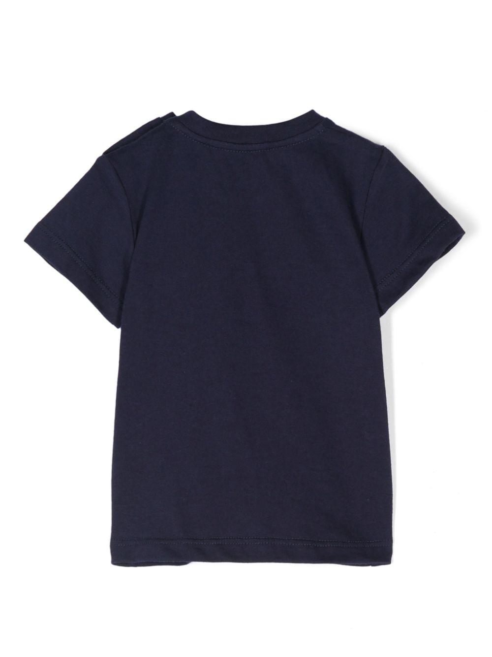 T-shirt blu navy per neonato con logo