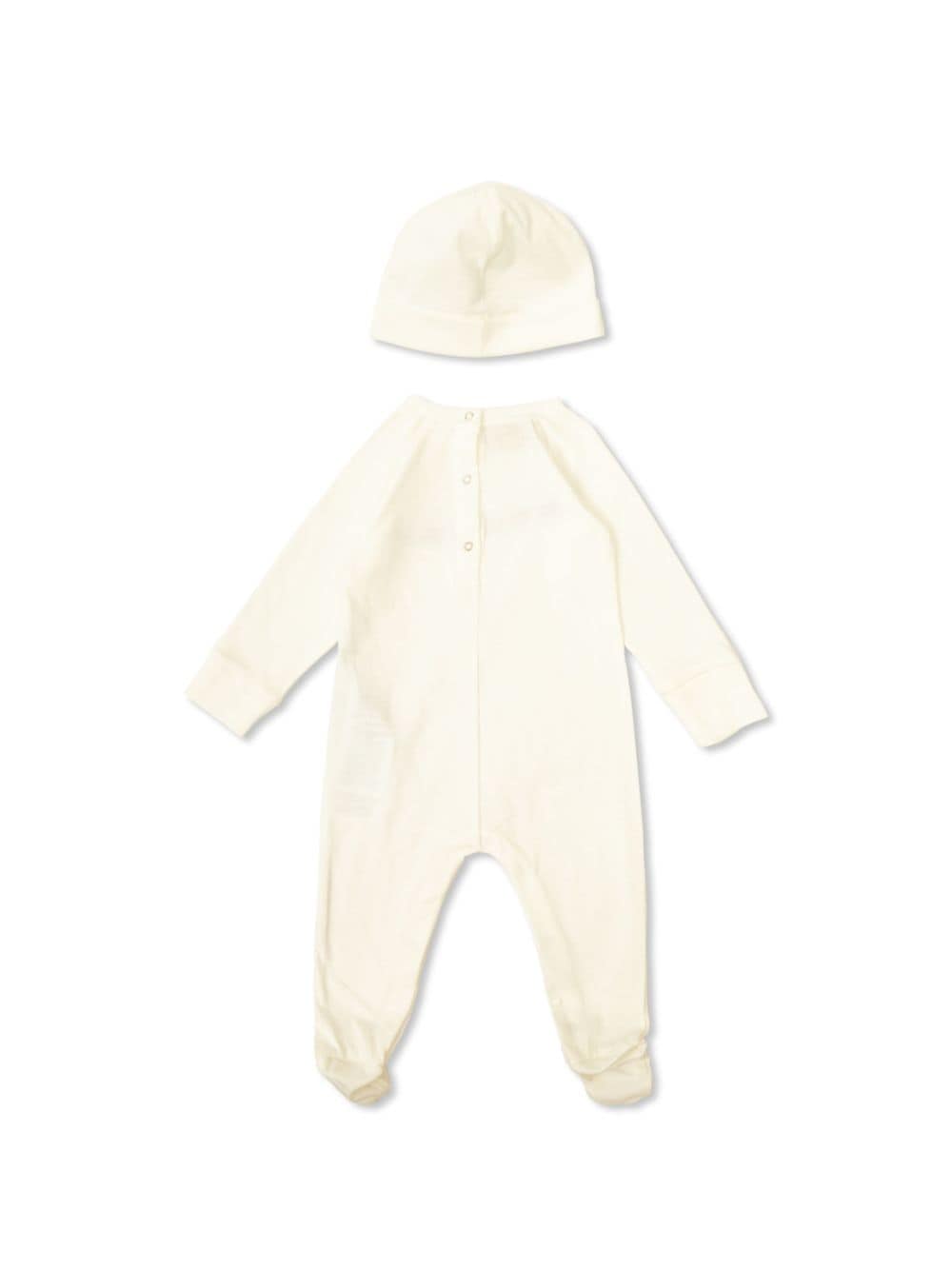 White cotton baby onesie