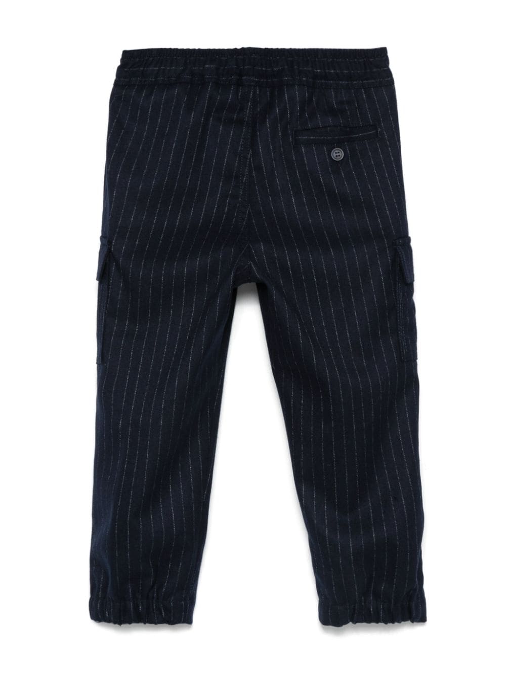 Pantalone blu/bianco per bambino A24PL393W1008 497 Il Gufo 