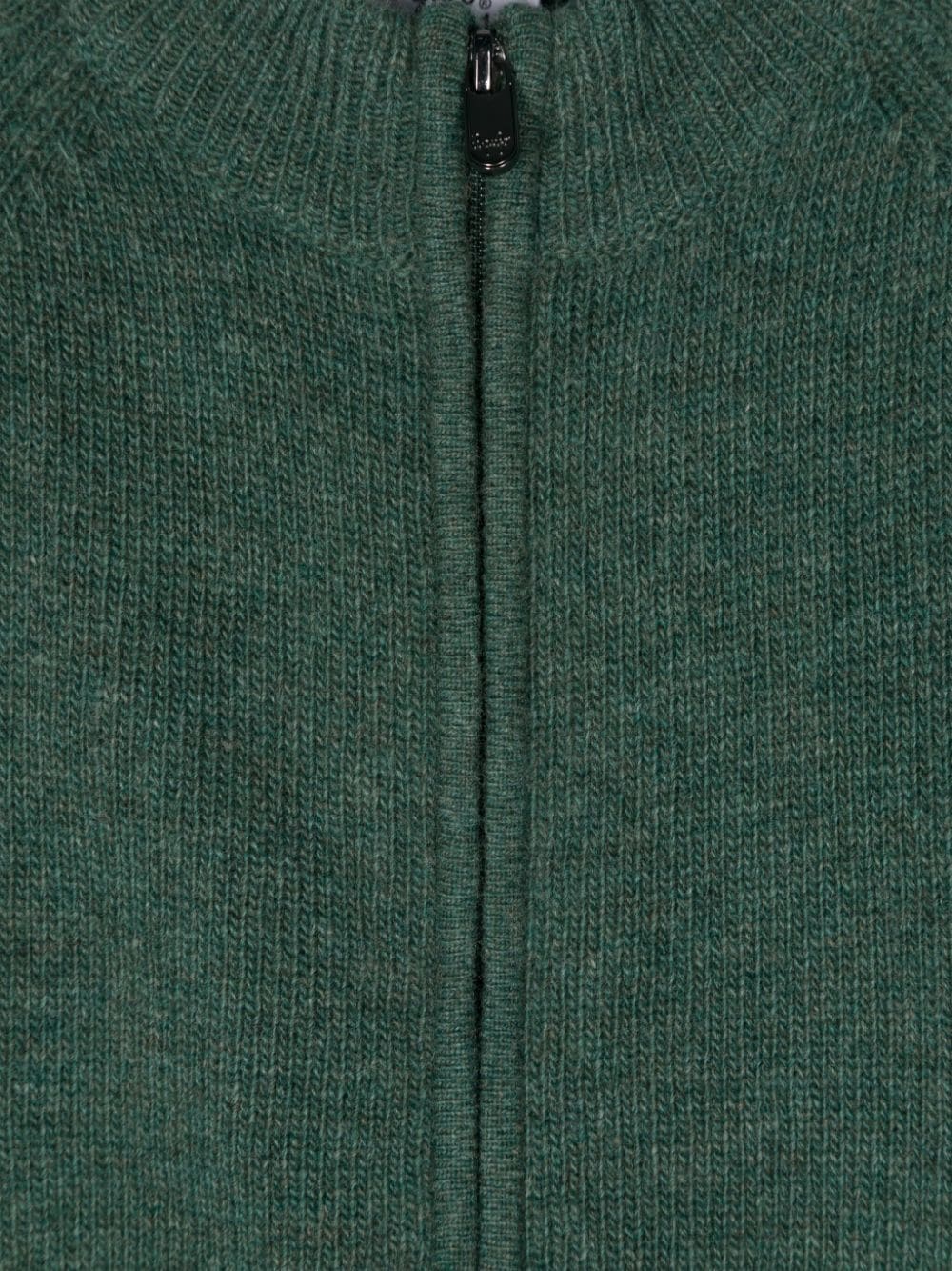 Cardigan verde scuro per neonato