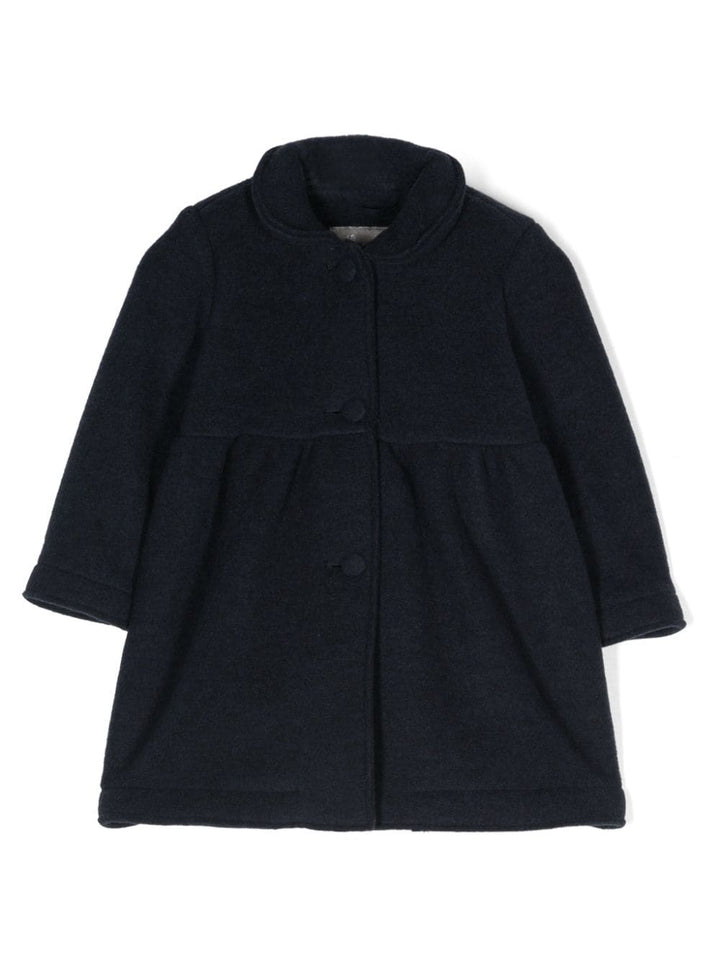 Cappotto blu navy per neonata