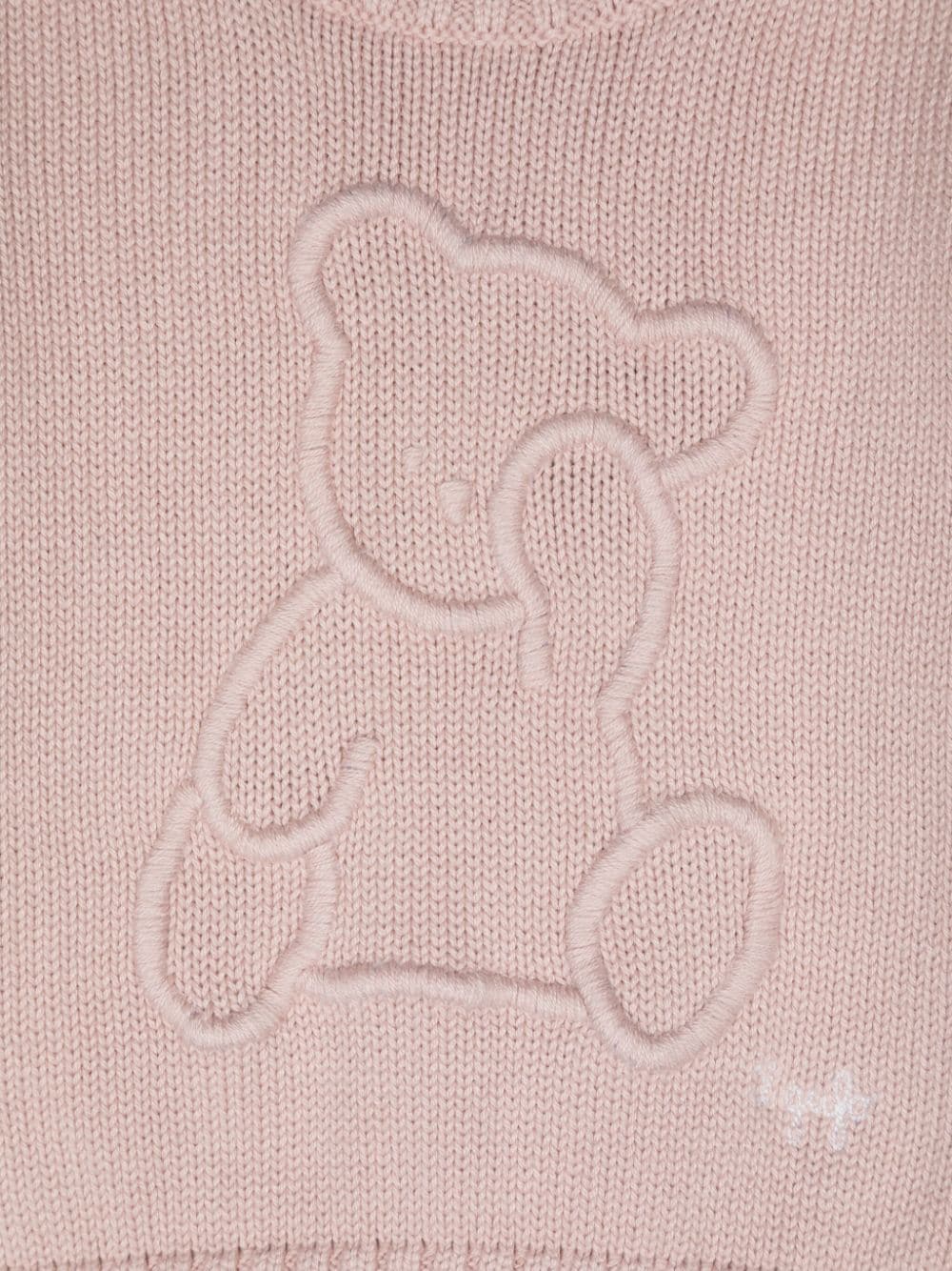 Maglione rosa cipria per neonata