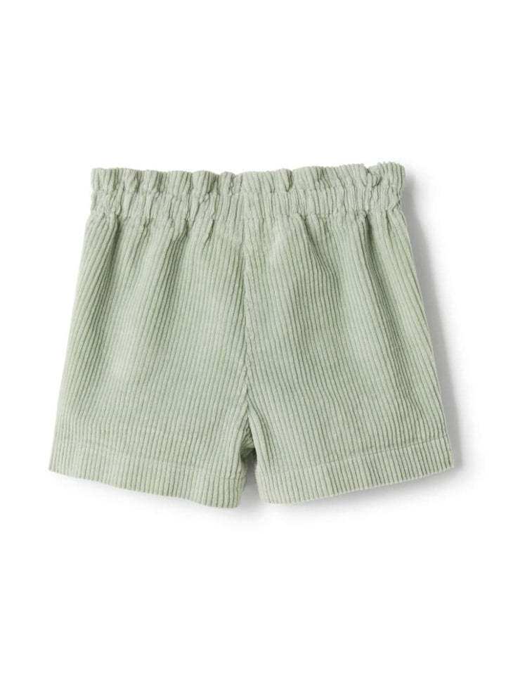 Mint green Bermuda shorts for baby girl