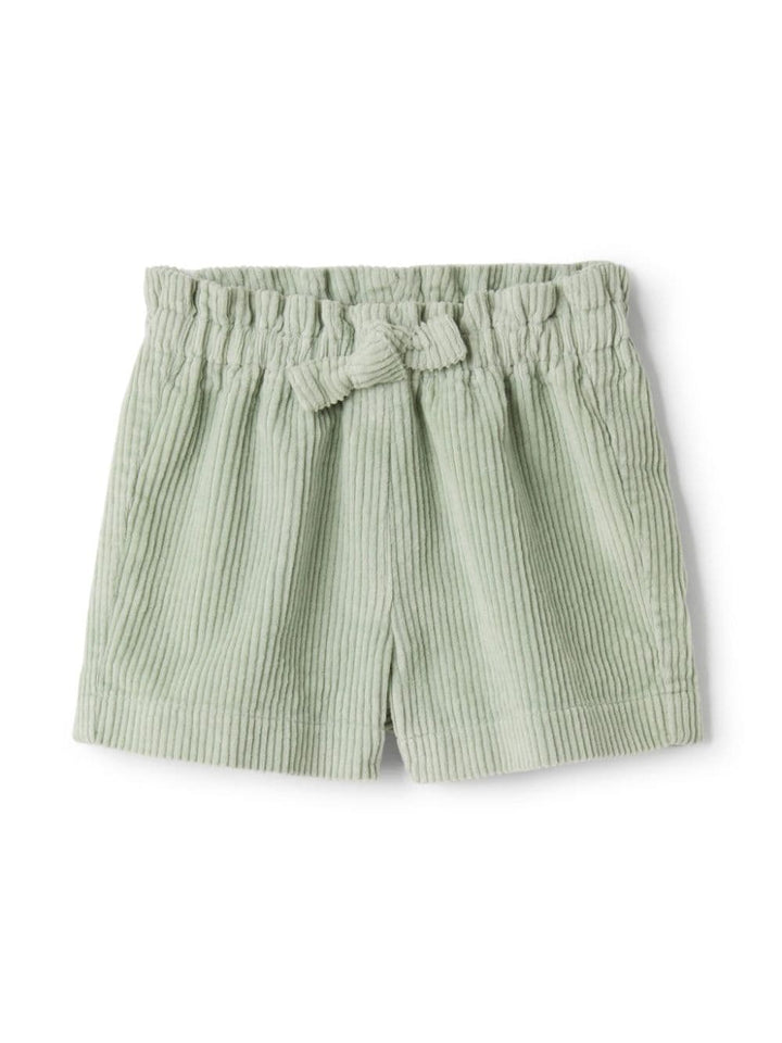 Mint green Bermuda shorts for baby girl