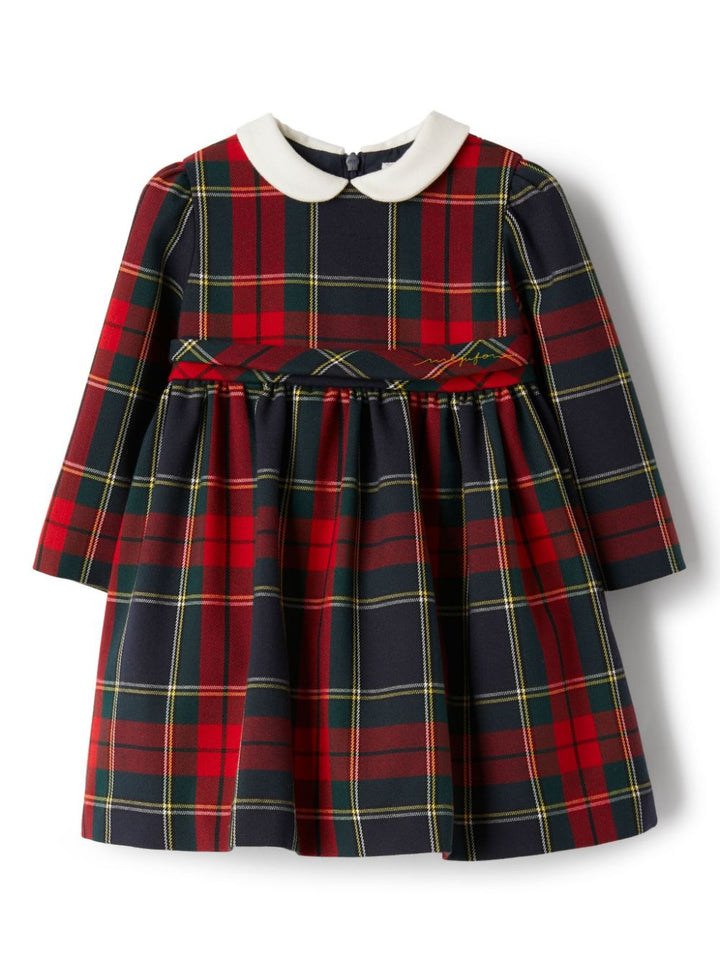 Plaid dress for baby girl