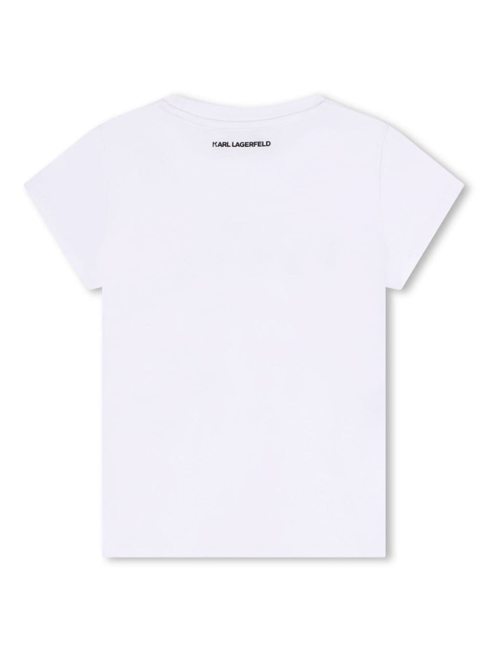 T-shirt bianco per bambina