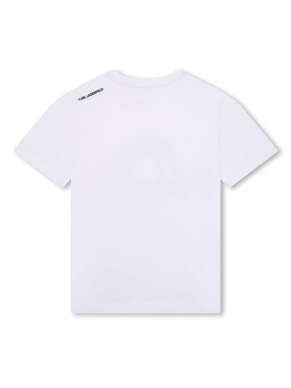 White t-shirt for boys with logo