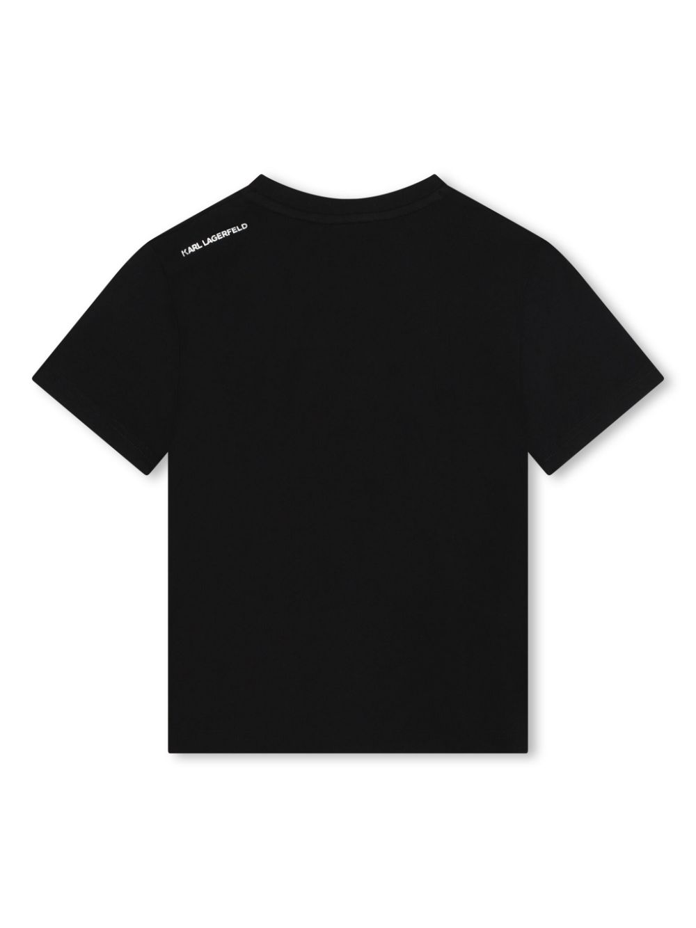 Black t-shirt for boys with logo