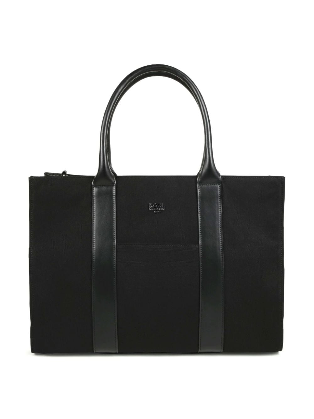 Black mom bag with logo