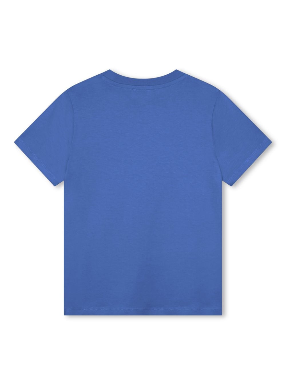 T-shirt blu per bambino con logo