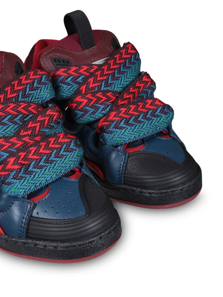 Blue/red sneakers for kids