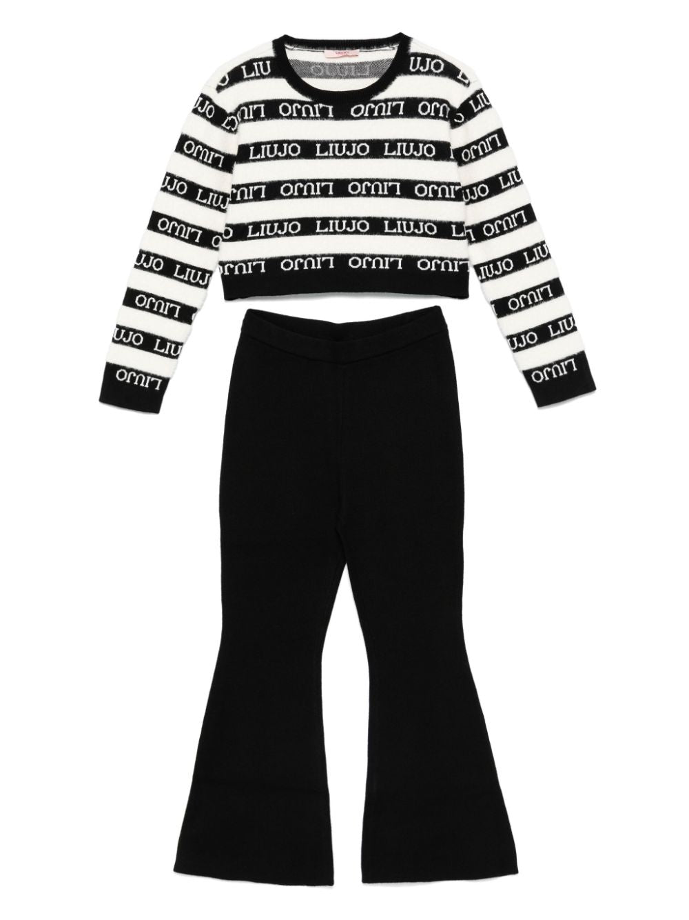 Completo nero/bianco per bambina GF4135MA07E W9415 Liu Jo 