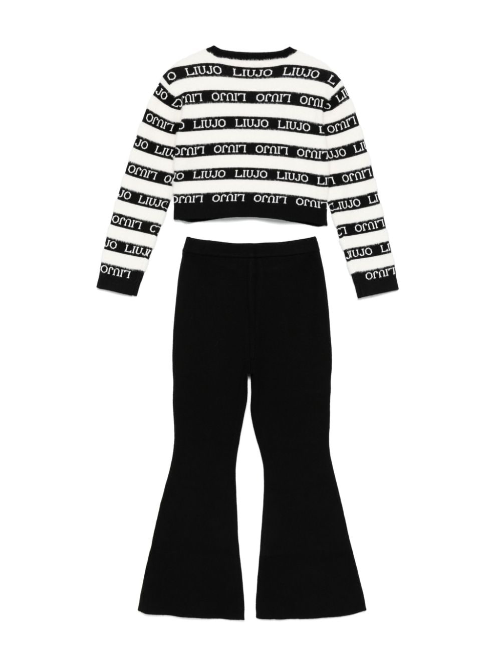 Completo nero/bianco per bambina GF4135MA07E W9415 Liu Jo 