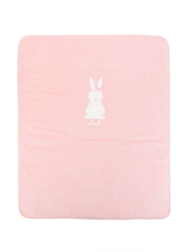 Pink baby blanket