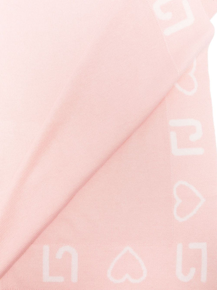 Light pink blanket for newborn