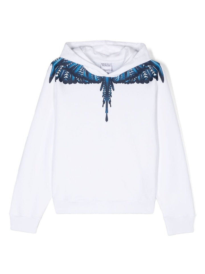 White sweatshirt for children