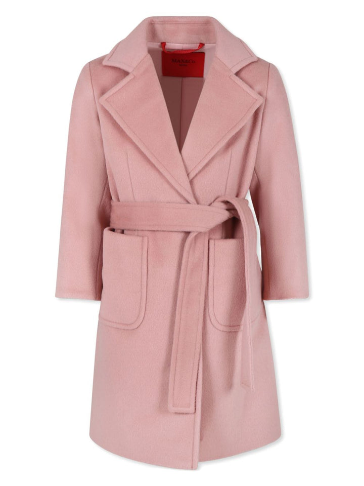 Cappotto rosa per bambina MX0001MX052 MX303 Max&co Kids 