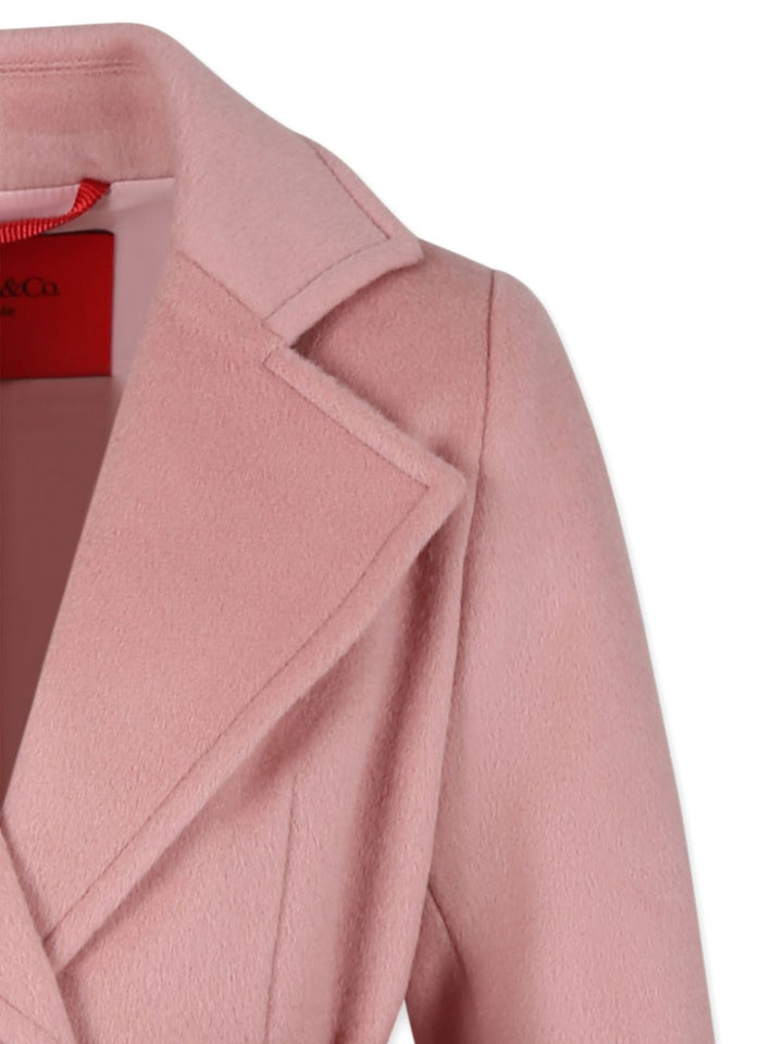 Cappotto rosa per bambina MX0001MX052 MX303 Max&co Kids 