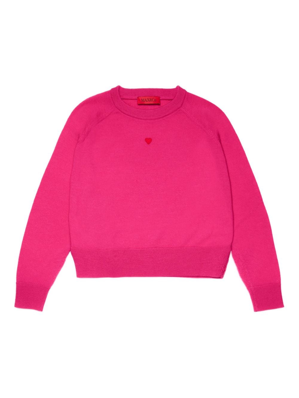 Maglione rosa fucsia per bambina MX0003MX004 MX352 Max&co Kids 