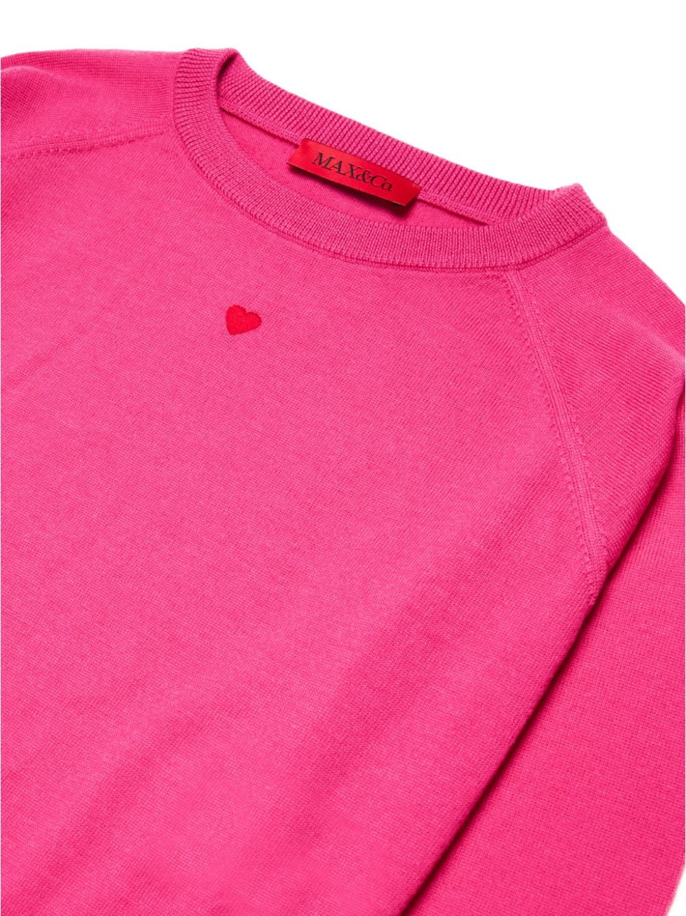 Maglione rosa fucsia per bambina MX0003MX004 MX352 Max&co Kids 