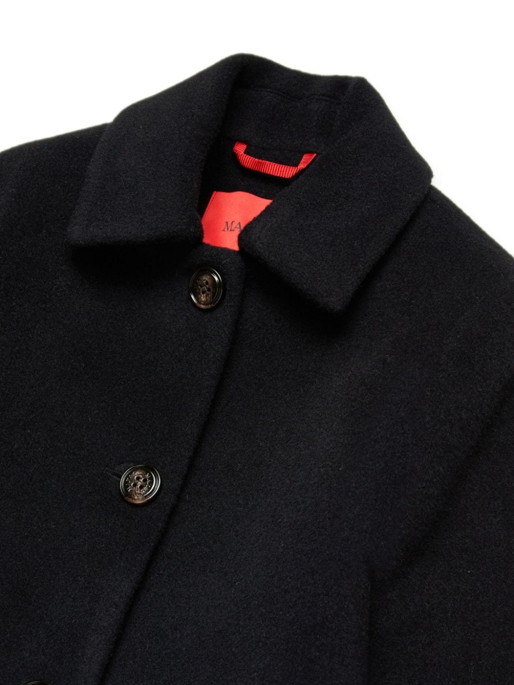 Cappotto nero per bambina MX0093MX052 MX900 Max&co Kids 