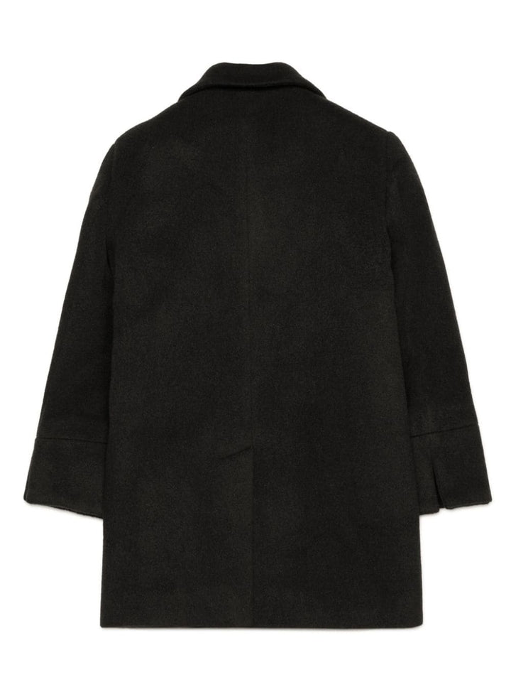 Cappotto nero per bambina MX0093MX052 MX900 Max&co Kids 