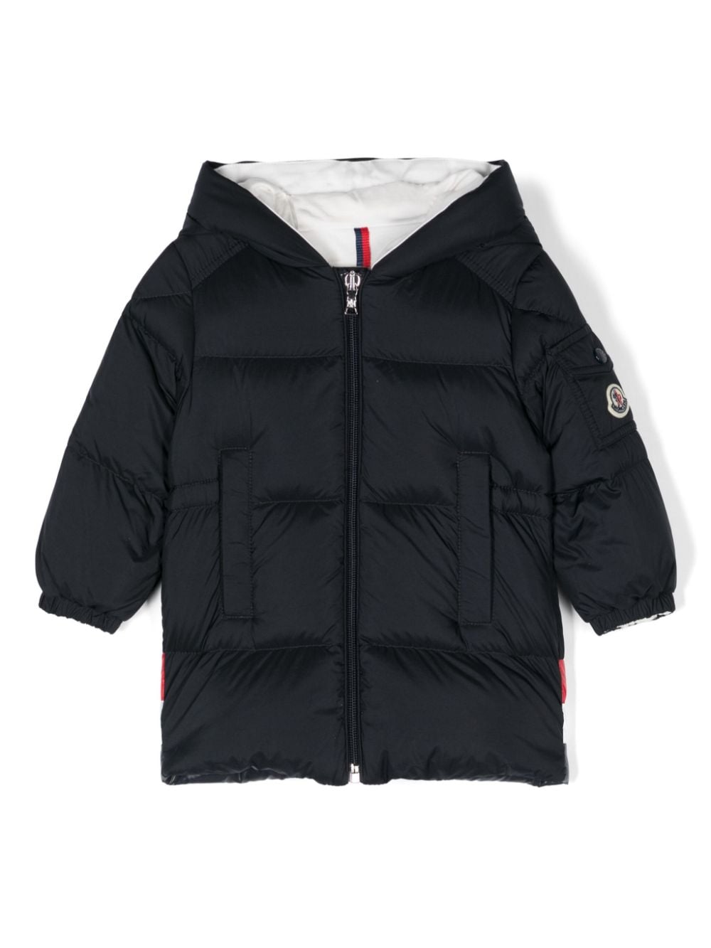 Giubbotto blu notte per neonato 9511C00001595FD 776 Moncler Kids 