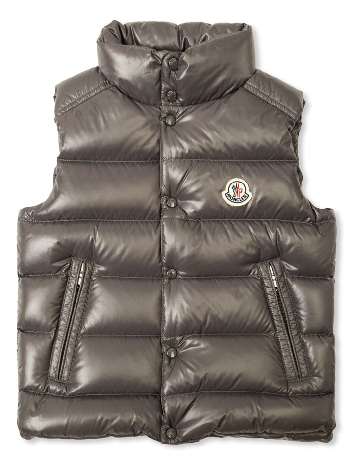 Dark gray Tib vest for boys