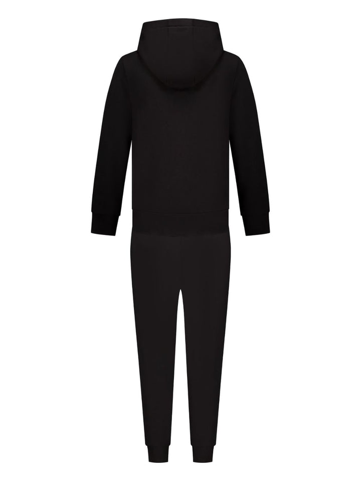 Black sports suit for kids with pocket