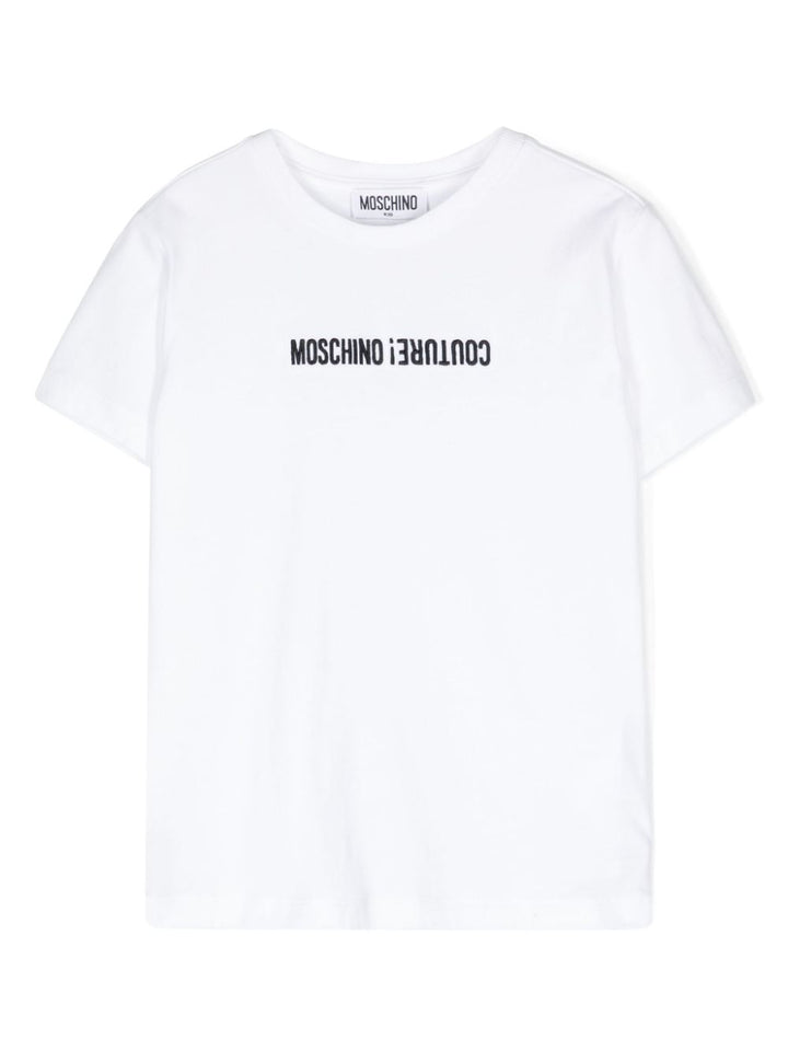 White cotton unisex t-shirt