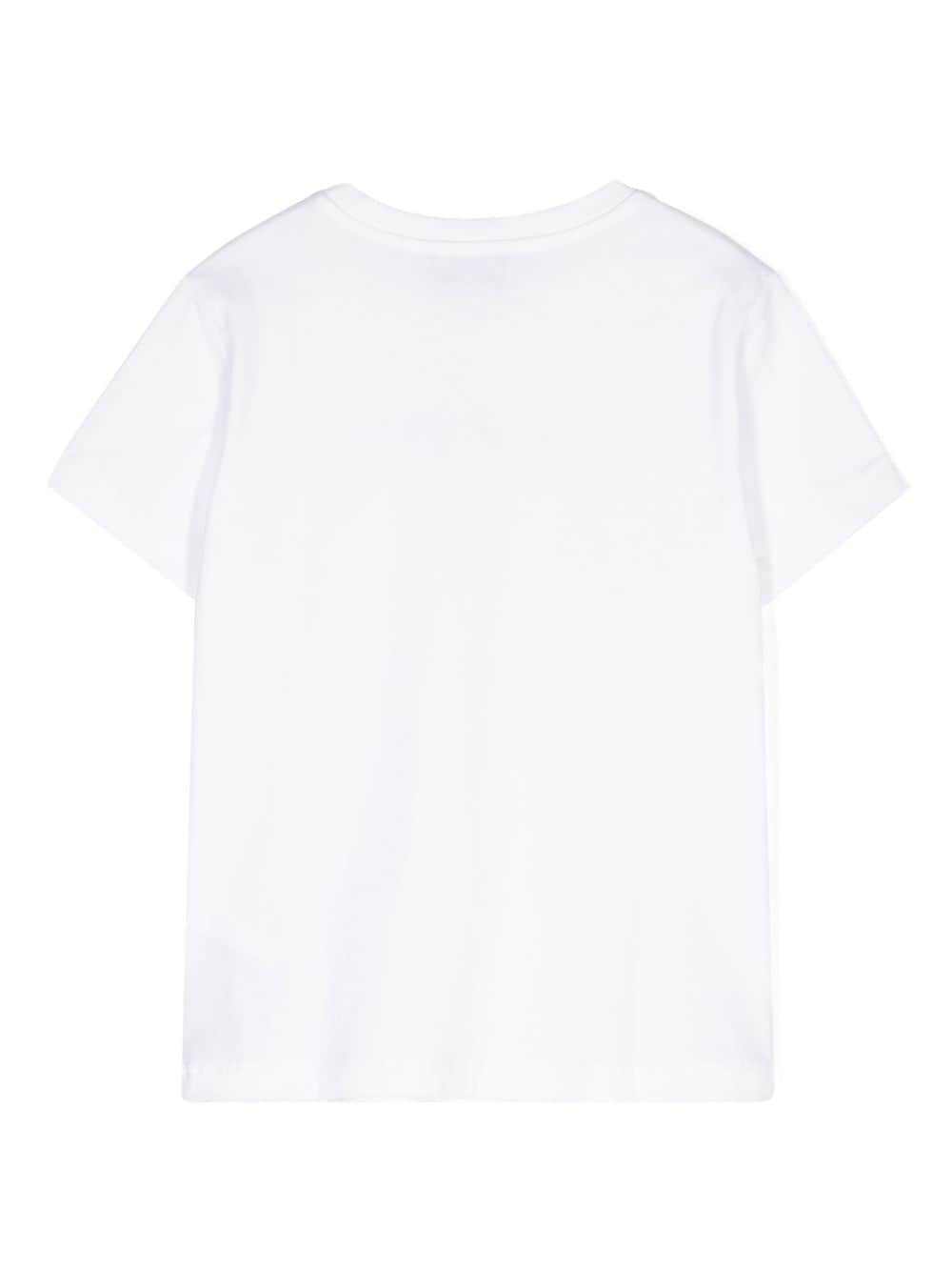 White cotton unisex t-shirt