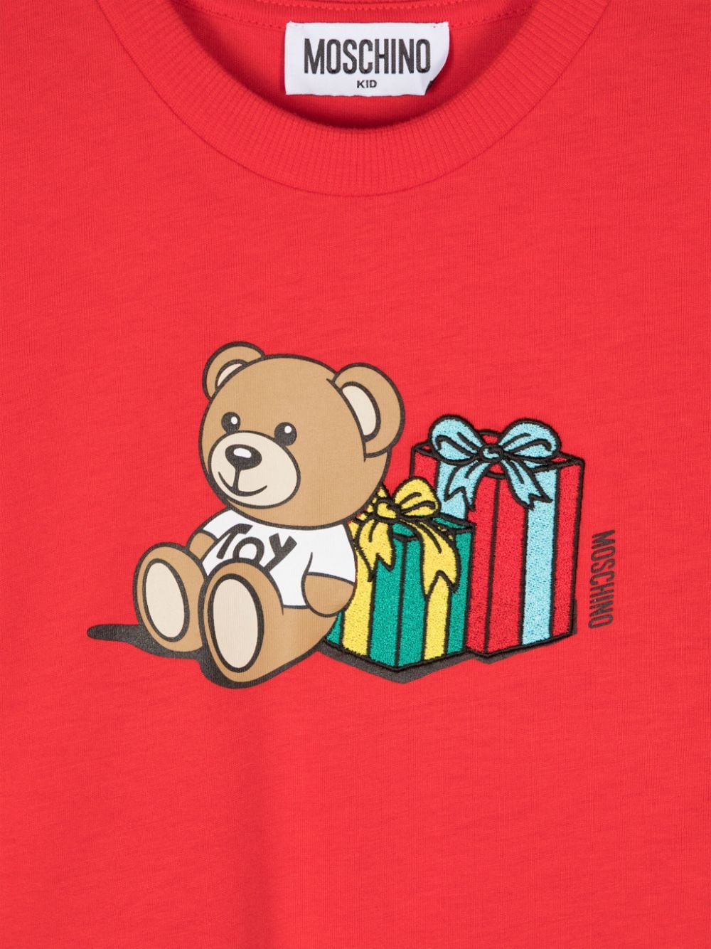 T-shirt per bambini in cotone rosso