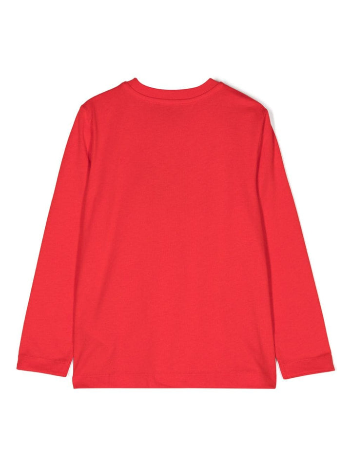 T-shirt per bambini in cotone rosso